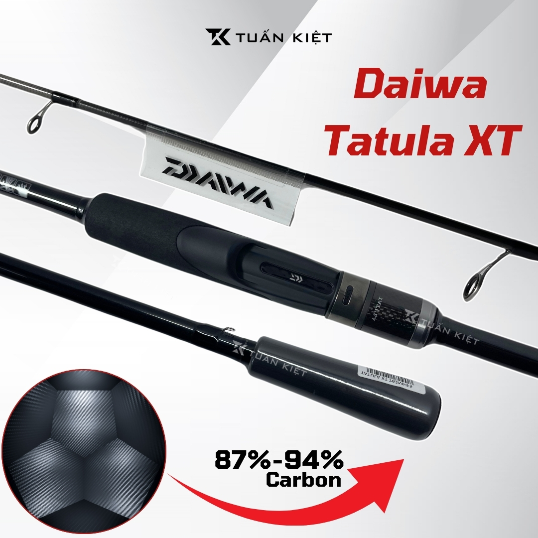 Cần Lure 2khúc  Daiwa 22 Tatula XT