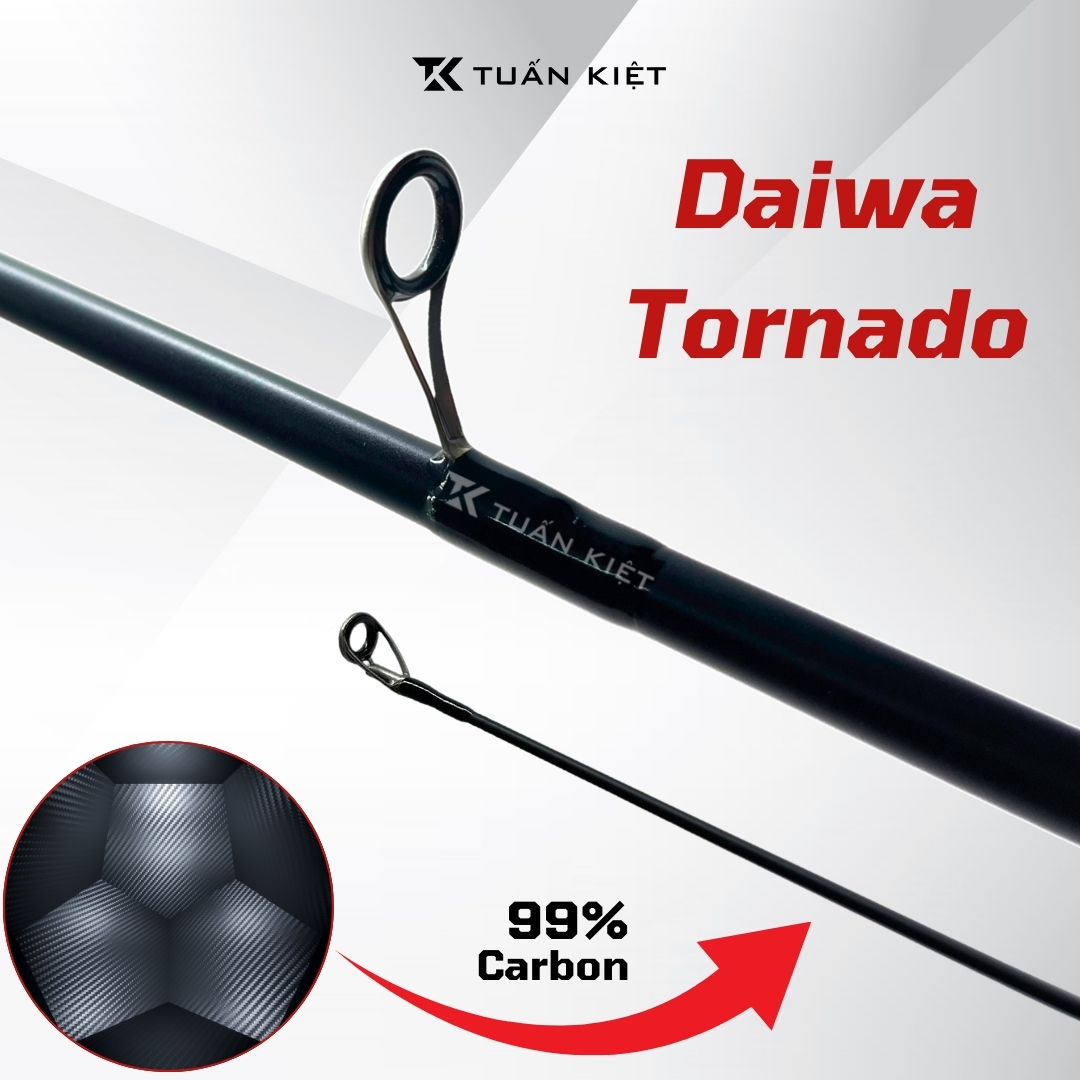 Cần lure máy đứng Daiwa Tornado 702MS/602MS/602LS-SD - New 2020