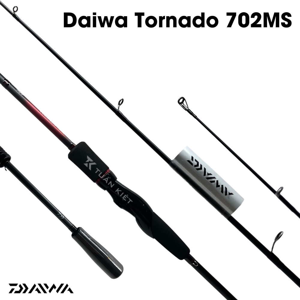 Cần lure máy đứng Daiwa Tornado 702MS/602MS/602LS-SD - New 2020