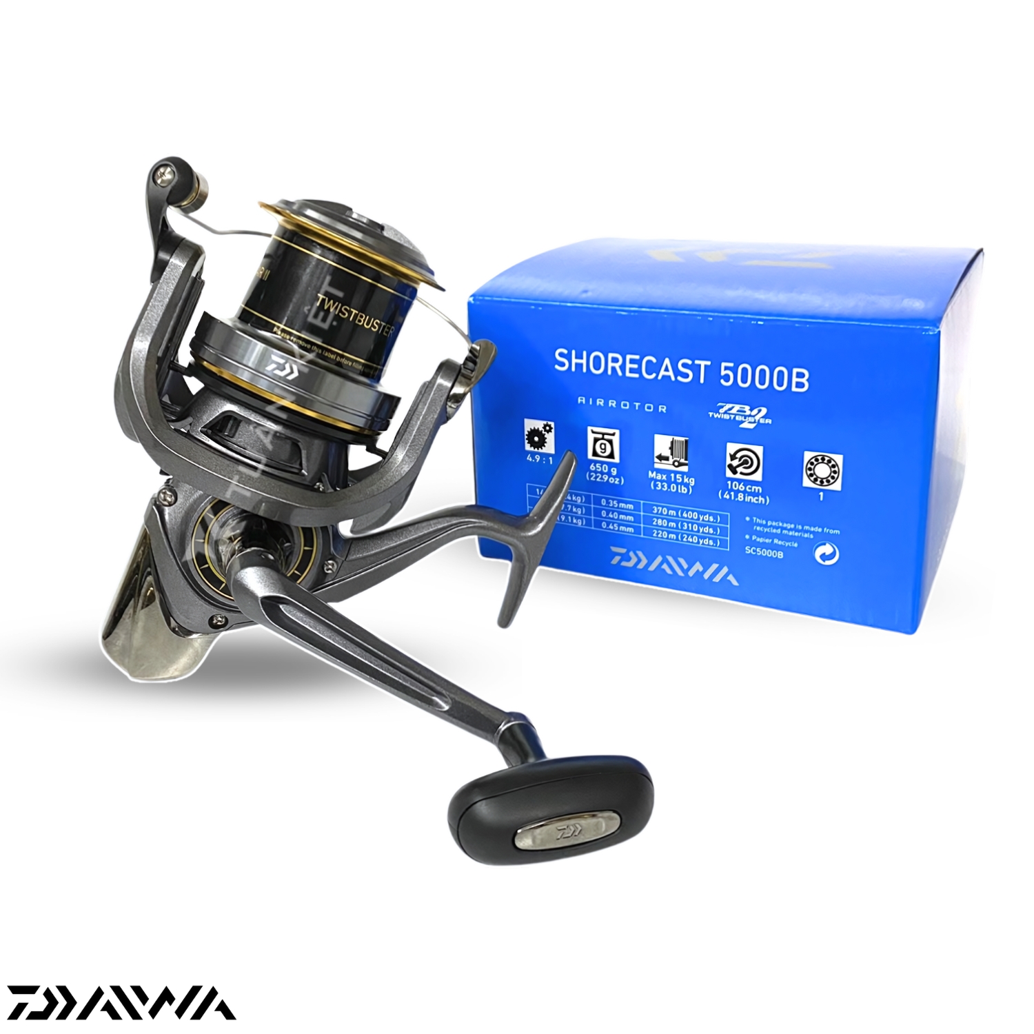 Máy Câu Cá Daiwa SHORECAST 5000B Cối Nông
