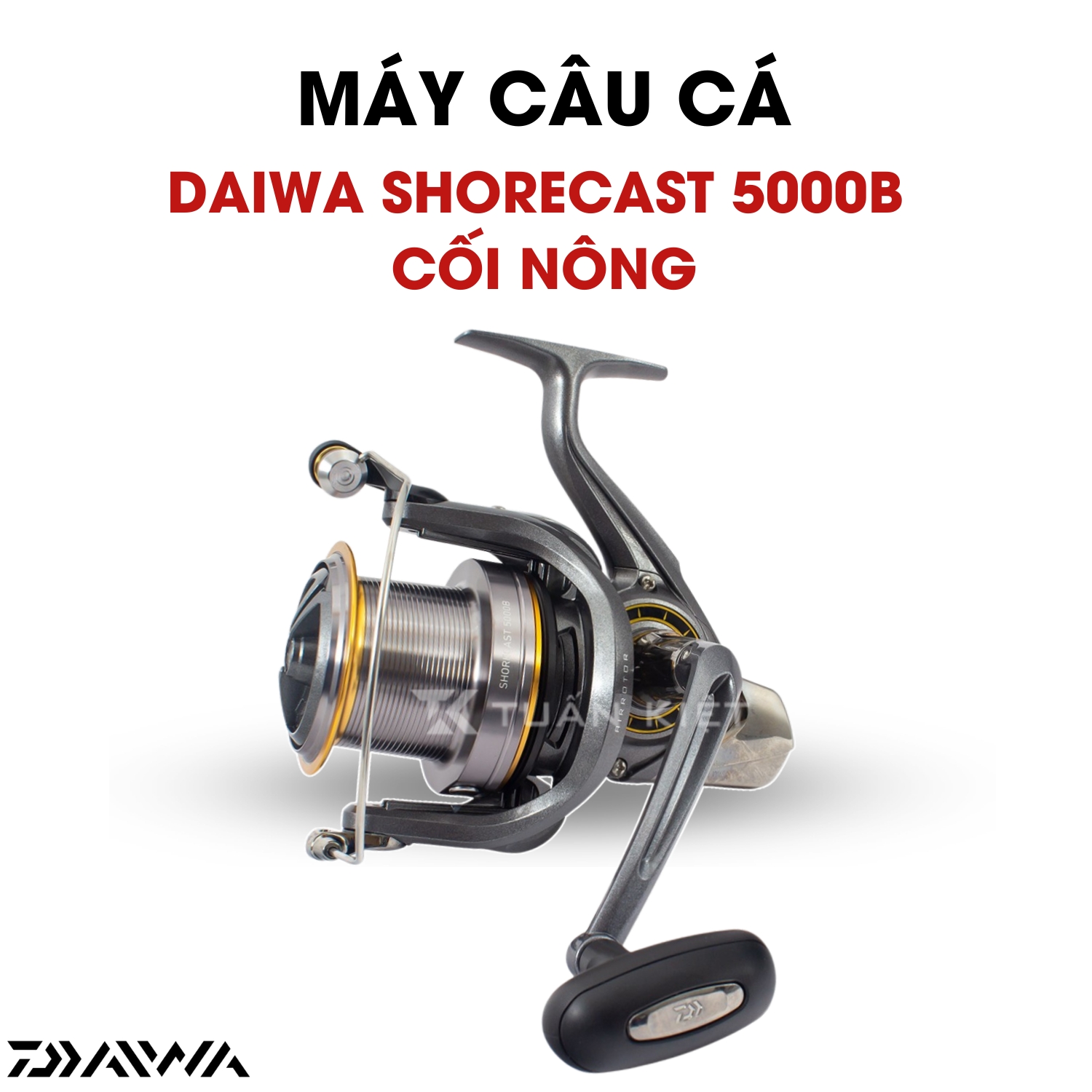 Máy Câu Cá Daiwa SHORECAST 5000B Cối Nông