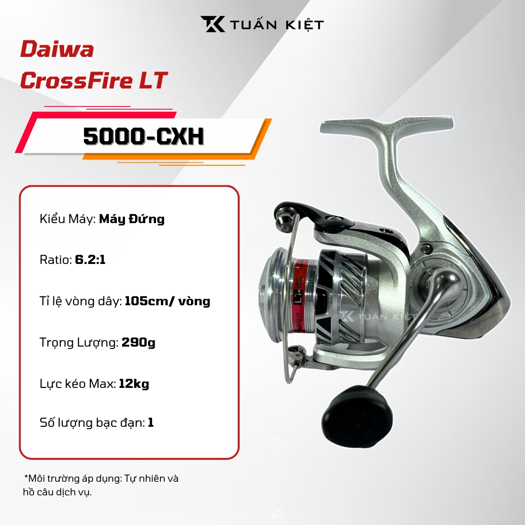 Máy Câu Daiwa Crossfire LT