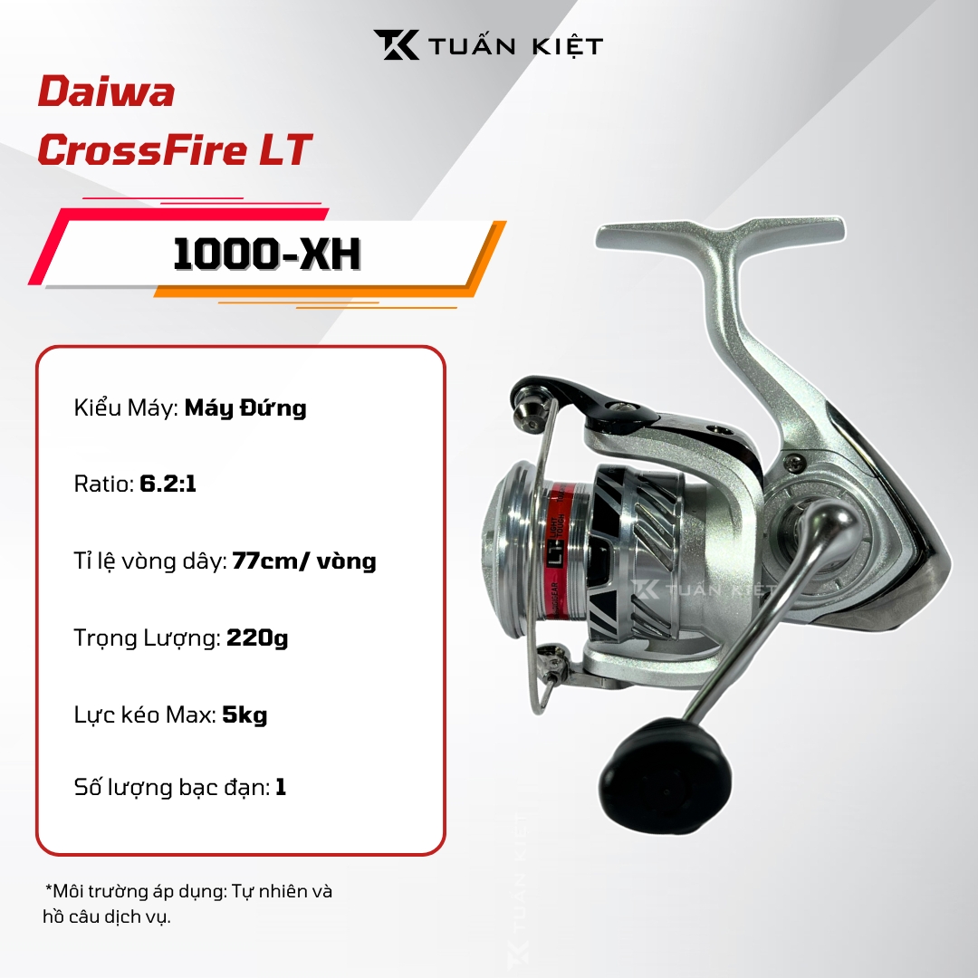 Máy Câu Daiwa Crossfire LT
