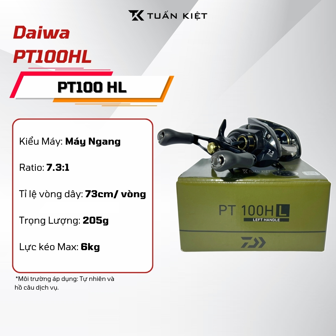 Máy câu ngang Daiwa PT 100HL