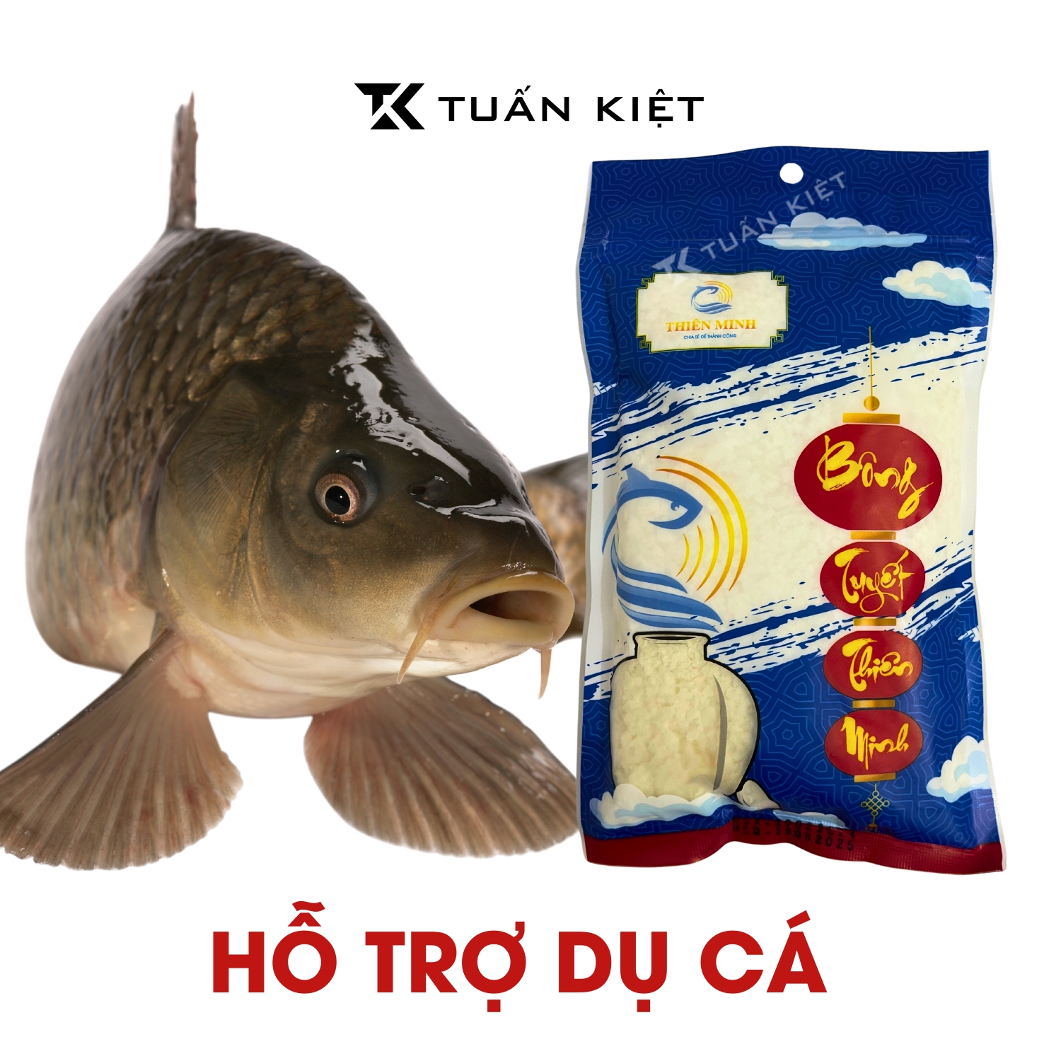 Bông tuyết dụ cá cấp tốc Thiên Minh
