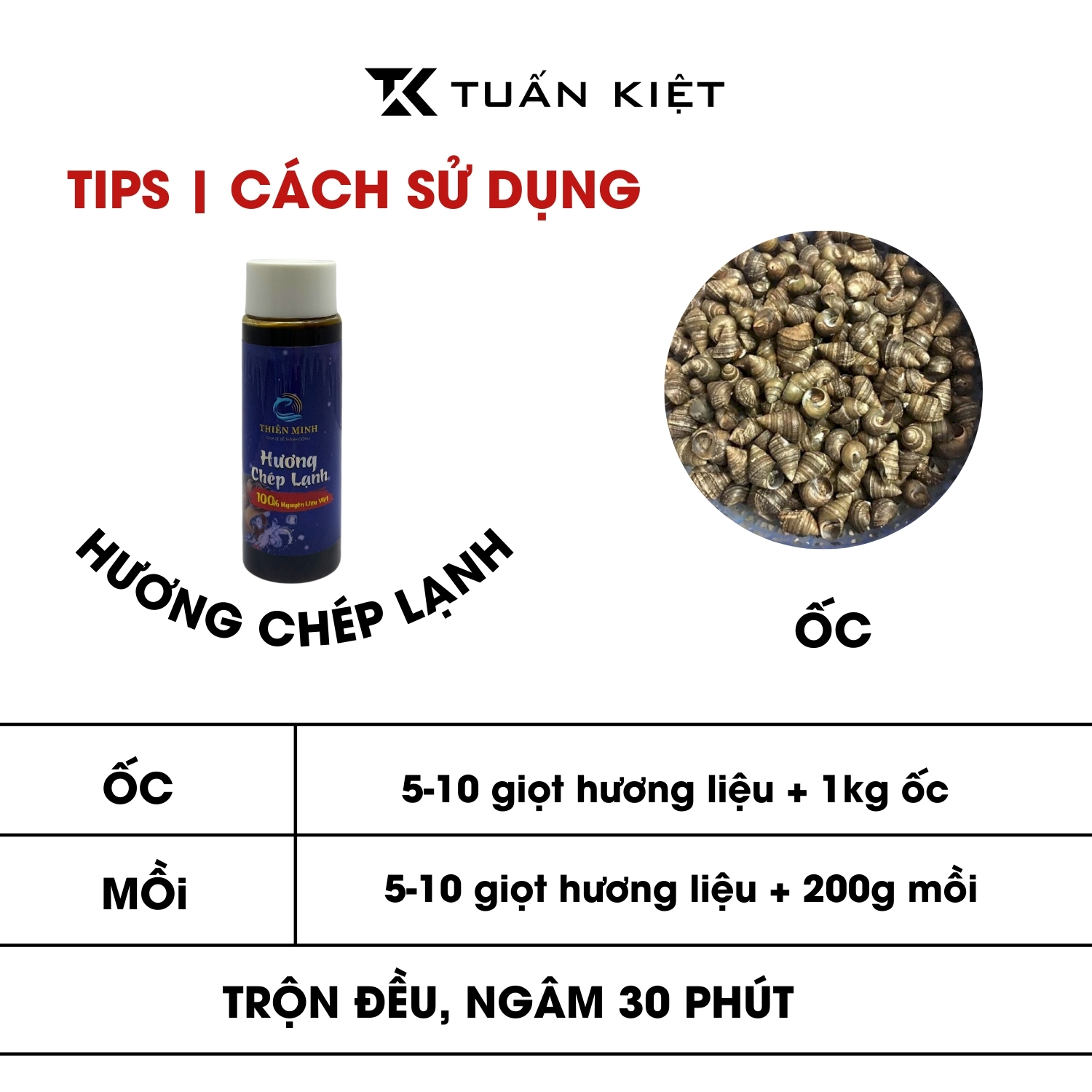 Cách sử dụng Hương chép lạnh Thiên Minh