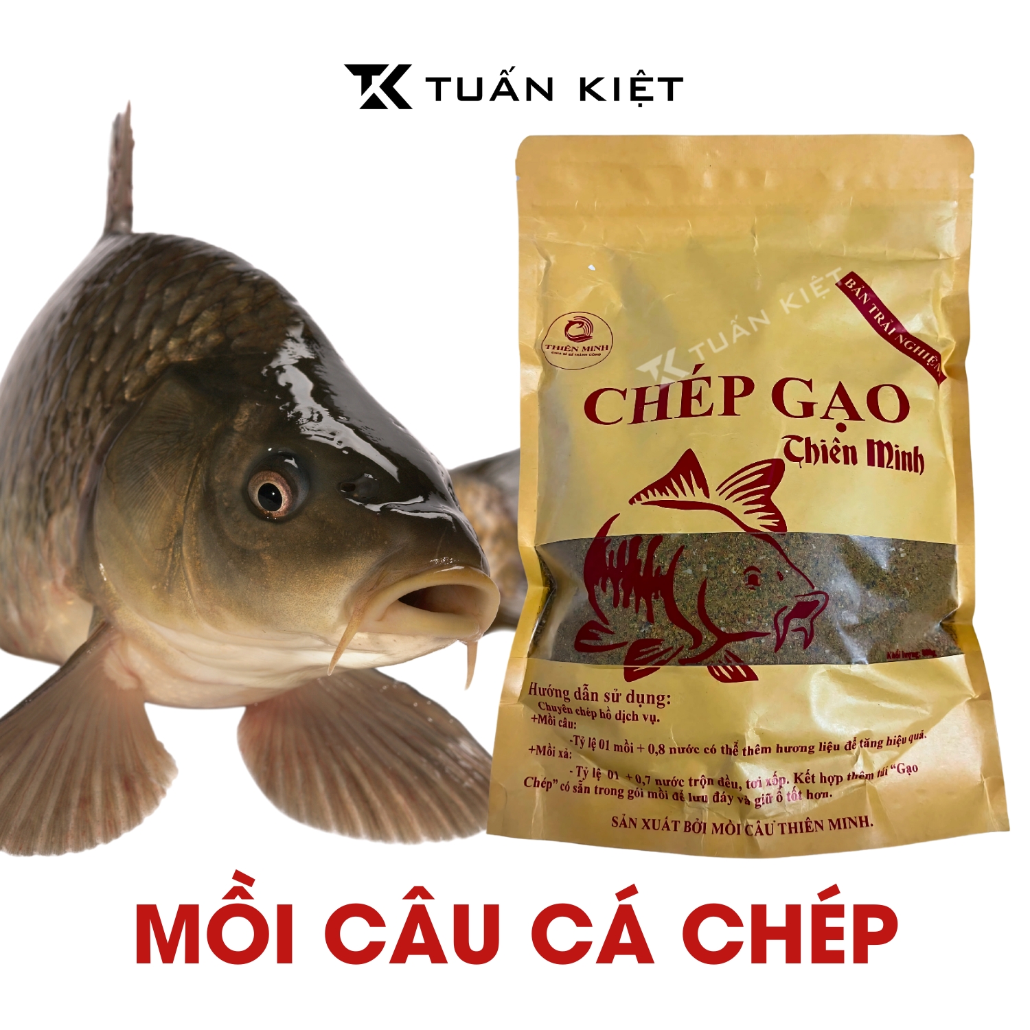Cám gạo câu cá cấp tốc Thiên Minh