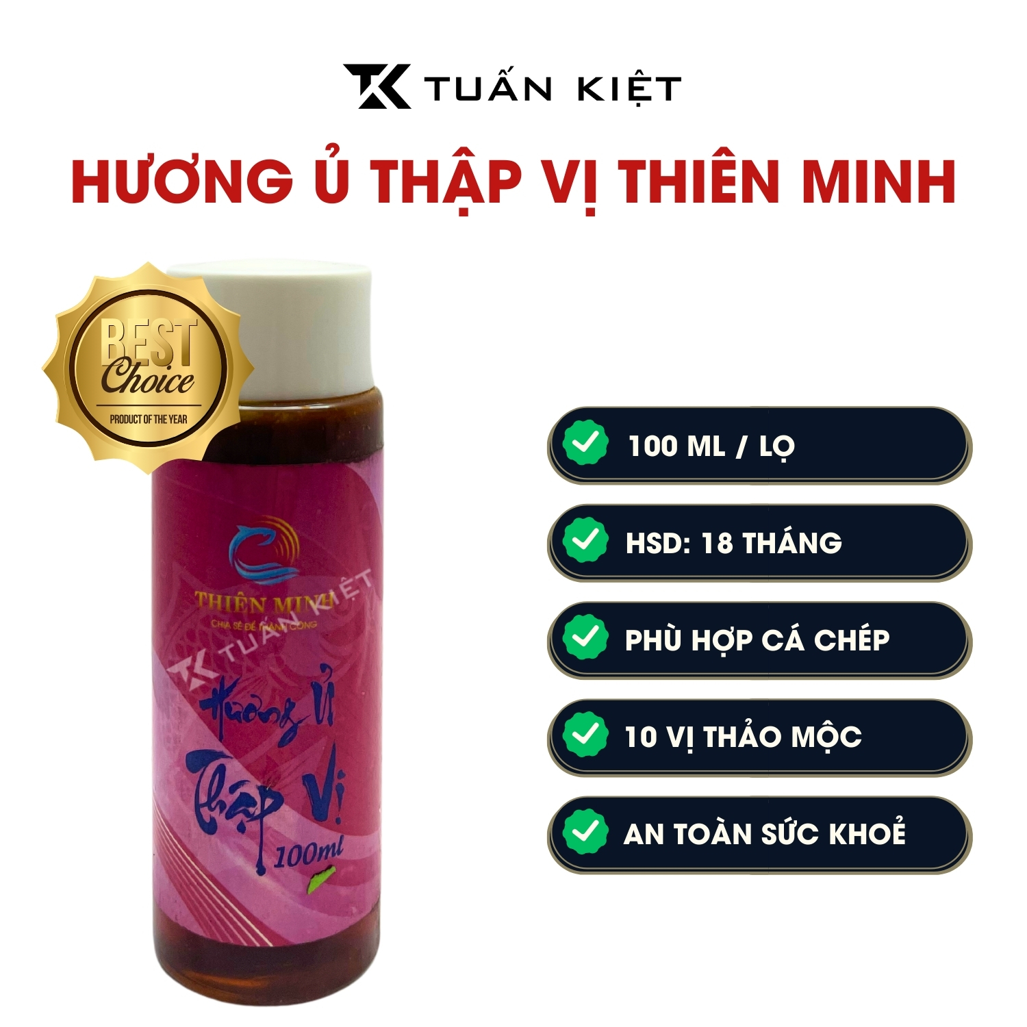 Thông tin Hương ủ thập vị Thiên Minh