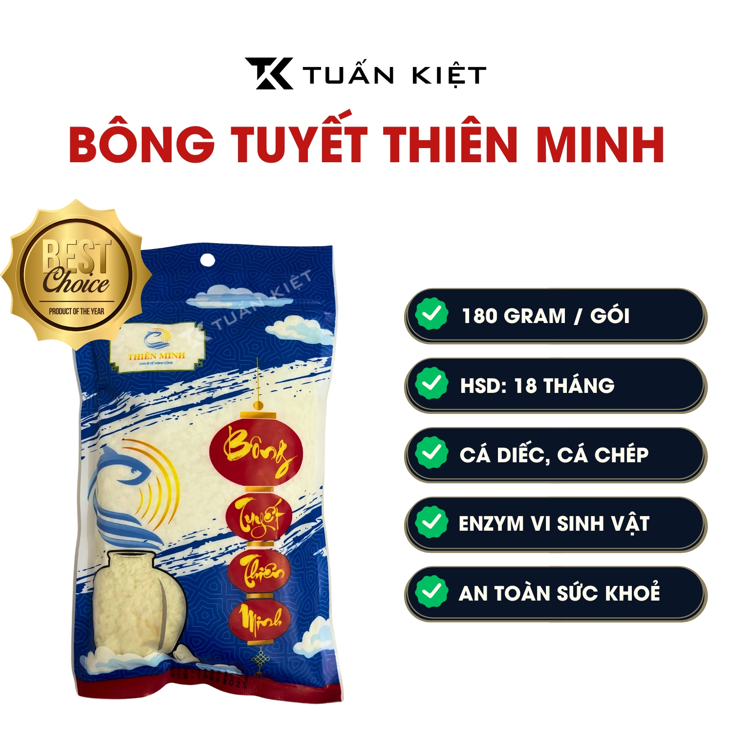 Thông tin mồi câu cá bông tuyết Thiên MInh