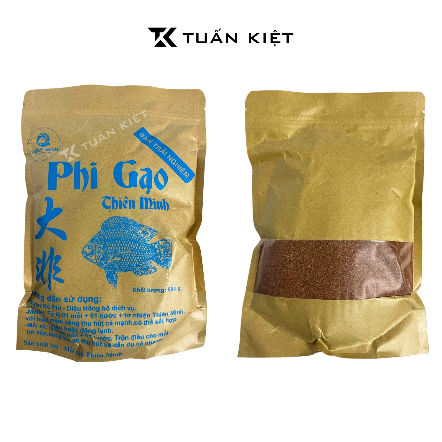 Bao bì mồi Phi gạo Thiên Minh