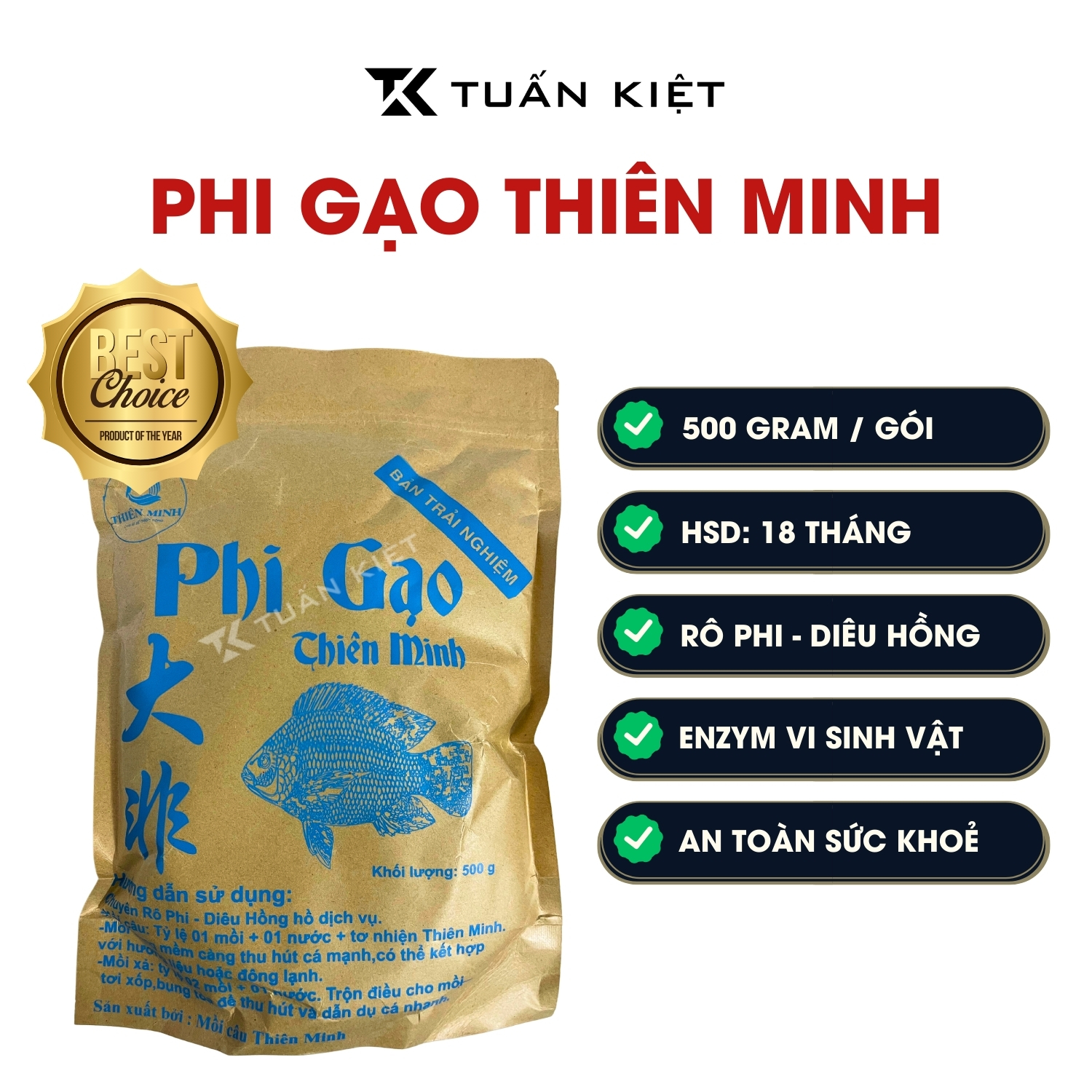Thông tin mồi Phi gạo Thiên MInh