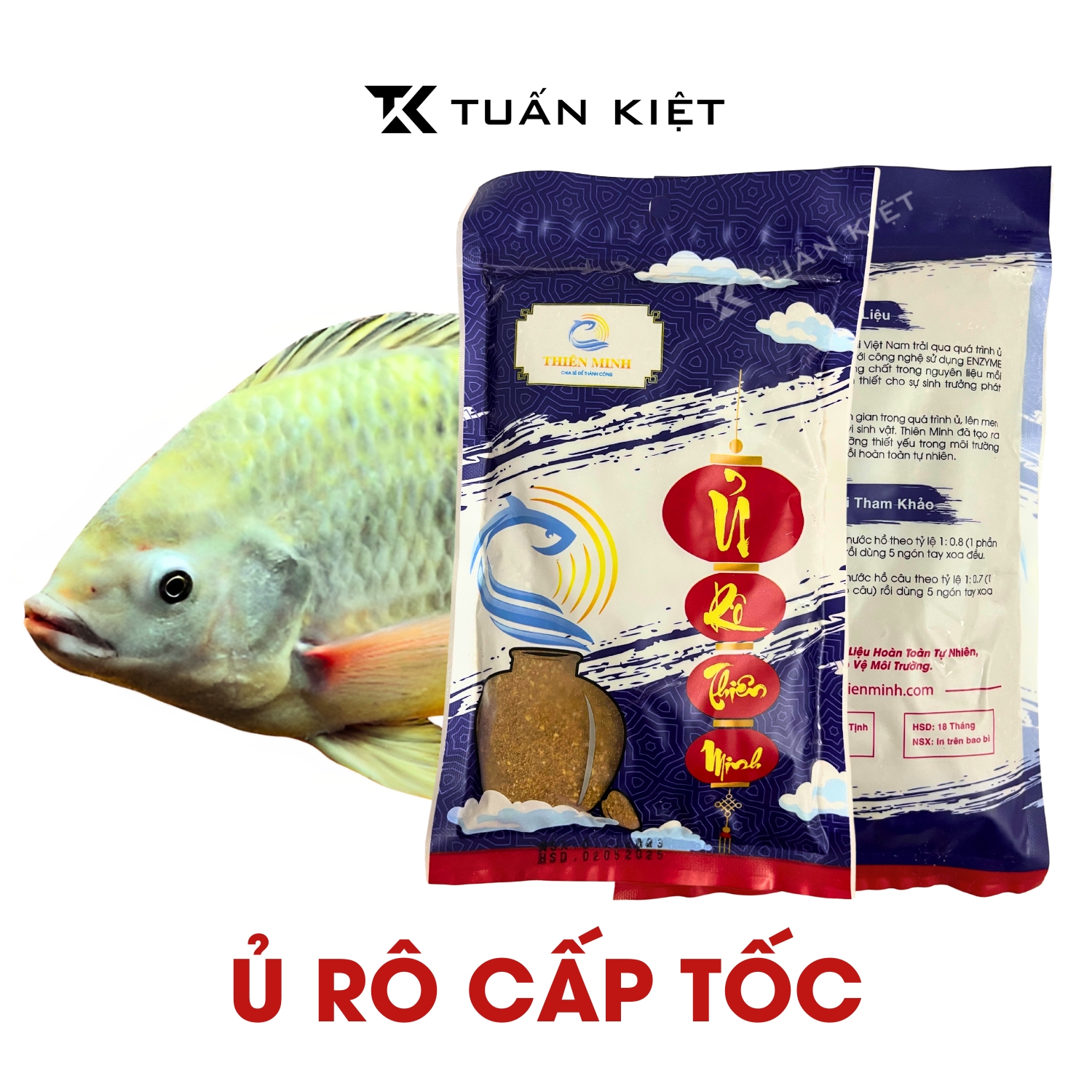 Ủ mồi cấp tốc câu cá rô Thiên Minh