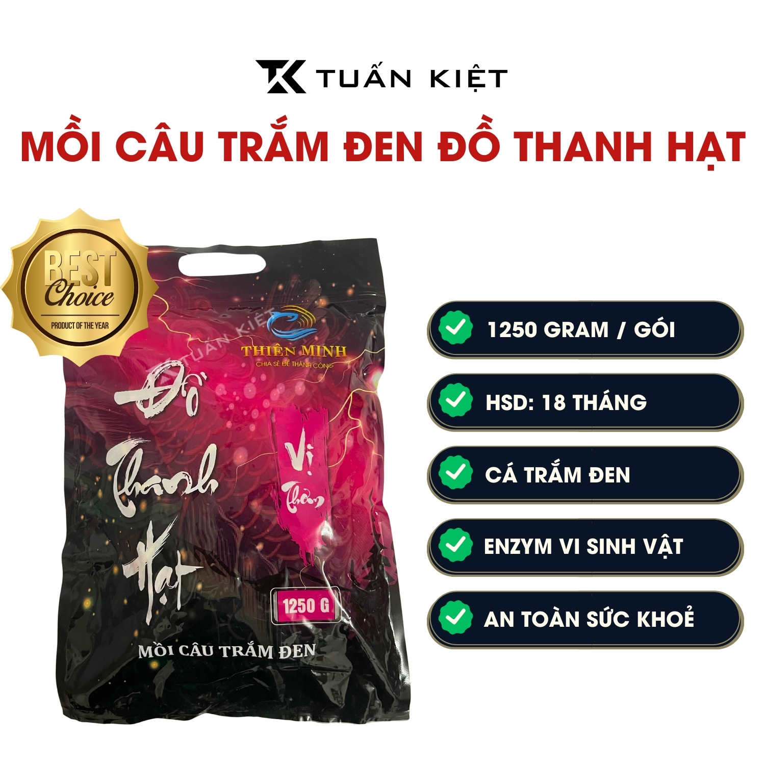  Thông tin mồi câu trắm đen Đồ Thành Hạt