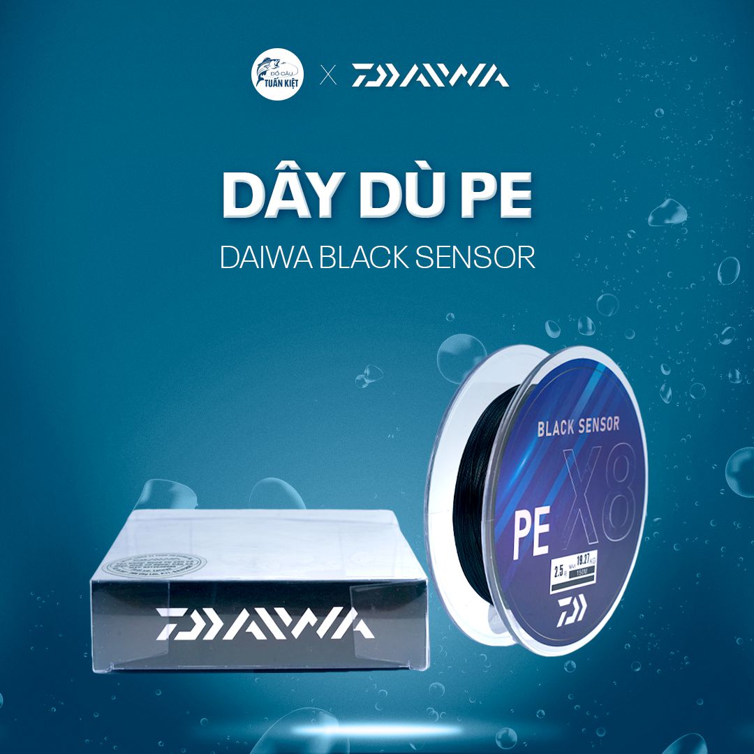 Dây dù PE Daiwa Black Sensor 200m